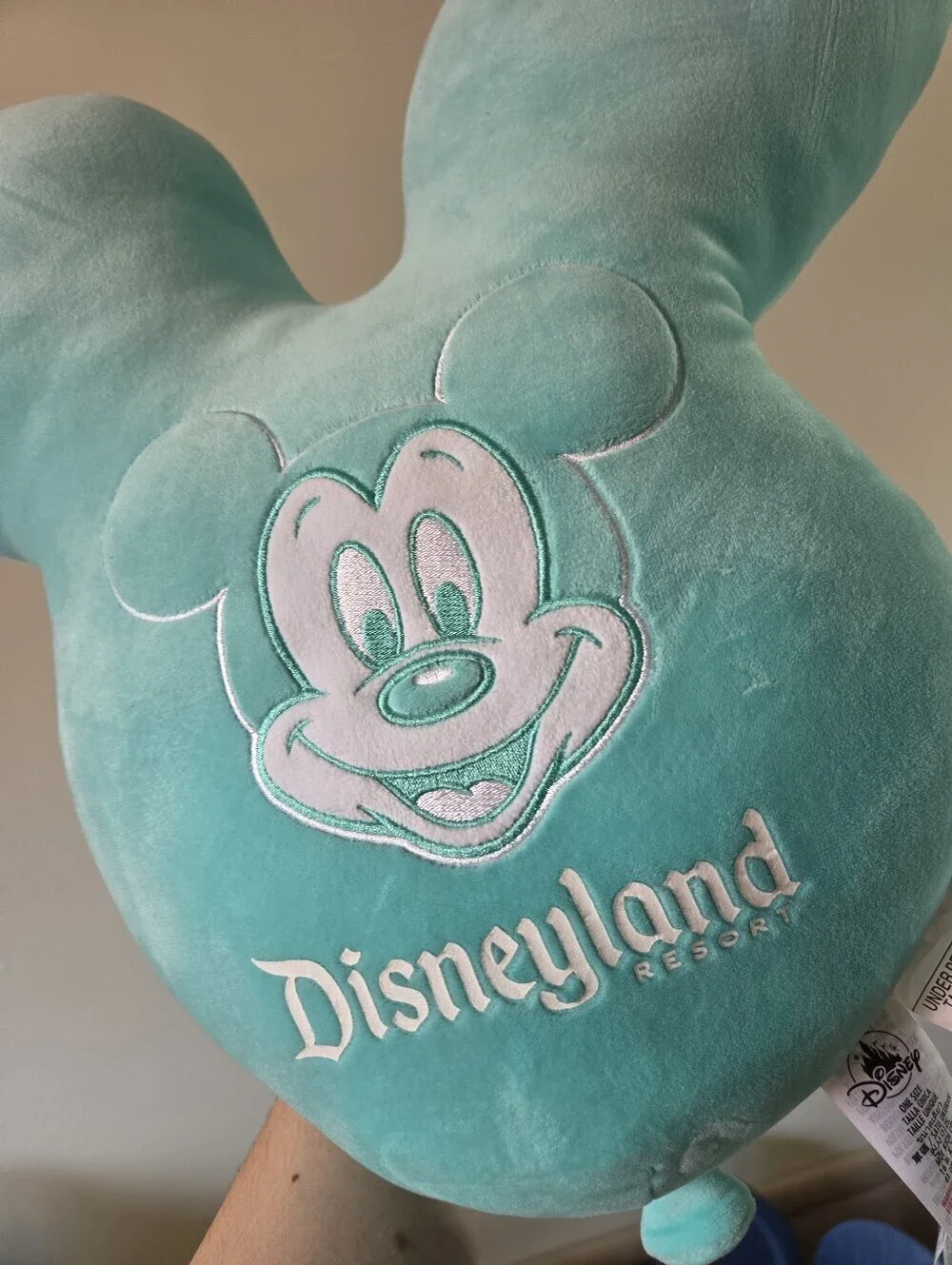 Disney Disneyland Resort Exclusive Balloon Plush Throw Pillow - Aqua Teal
